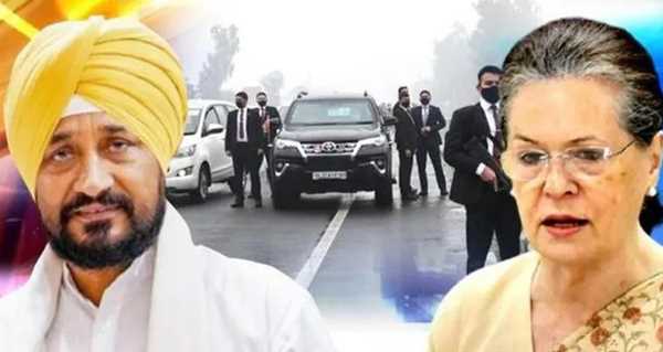 प्रधानमंत्री की सुरक्षा में हुई चूक मामले में सोनिया गांधी ने पंजाब सीएम चन्नी से बात की